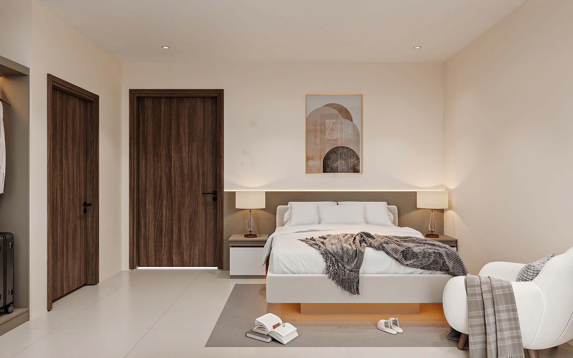 Không gian Deluxe Premier tiện nghi nâng cấp.
