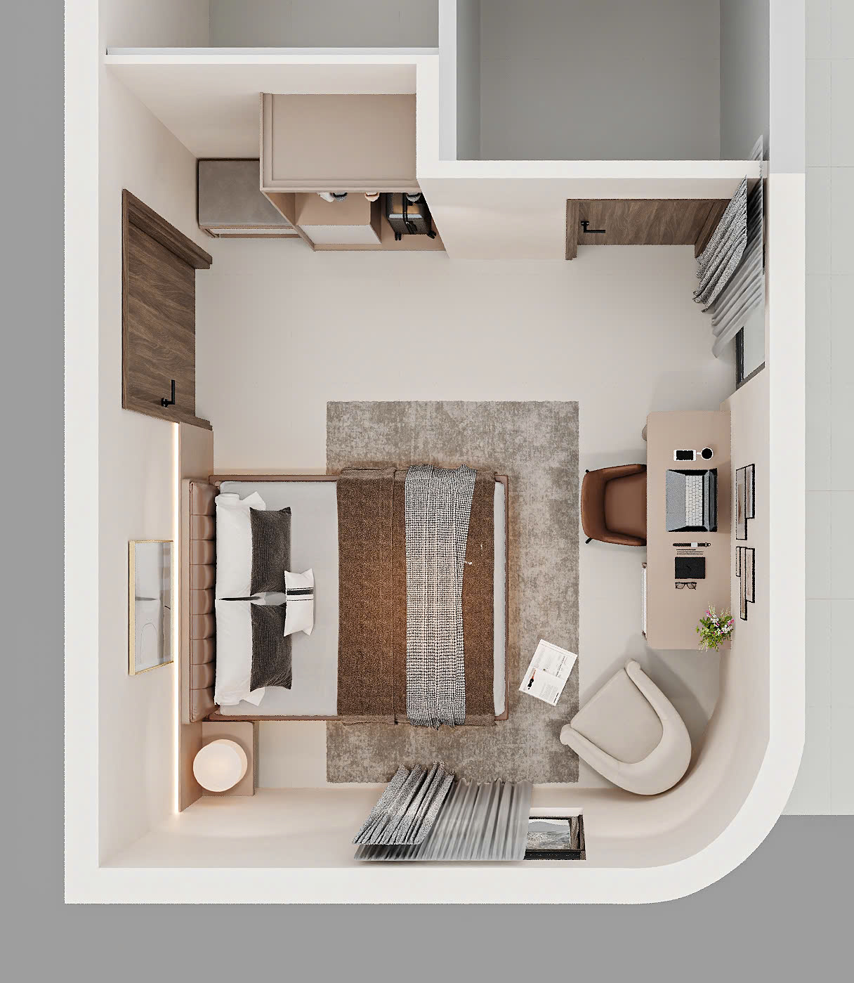 Bố cục Family Suite rộng rãi.