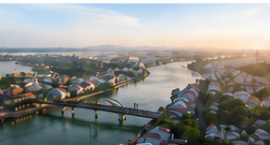 Ảnh lối đi ven sông dùng cho bài lịch trình Long Châu.